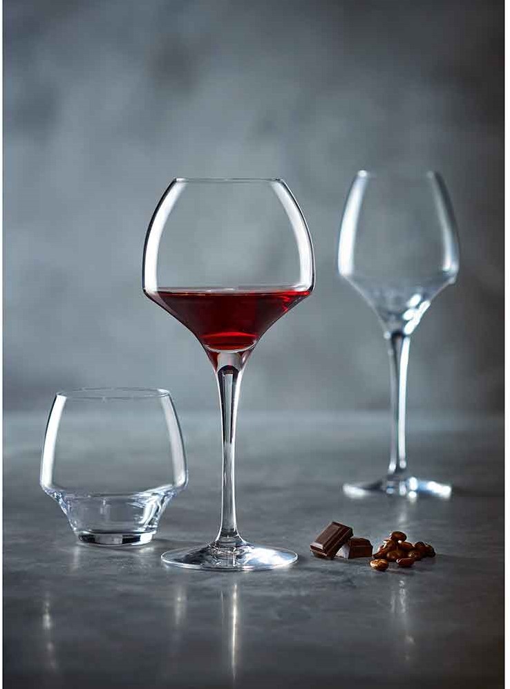 Chef&Sommelier Cheer Up Drinkglazen, laag, 32 cl, van kristal, modern design, gemaakt in Frankrijk, 6 stuks
