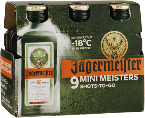 Jagermeister 35% 9x2cl Pack