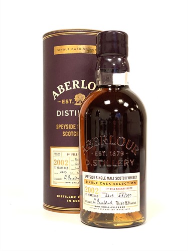 Aberlour 17yo 2002 1St Fill Sherry Butt 70cl 58.8%