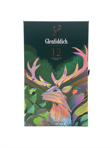 Glenfiddich 12Y 40% 70cl Geschenkverpakking met Zakflacon