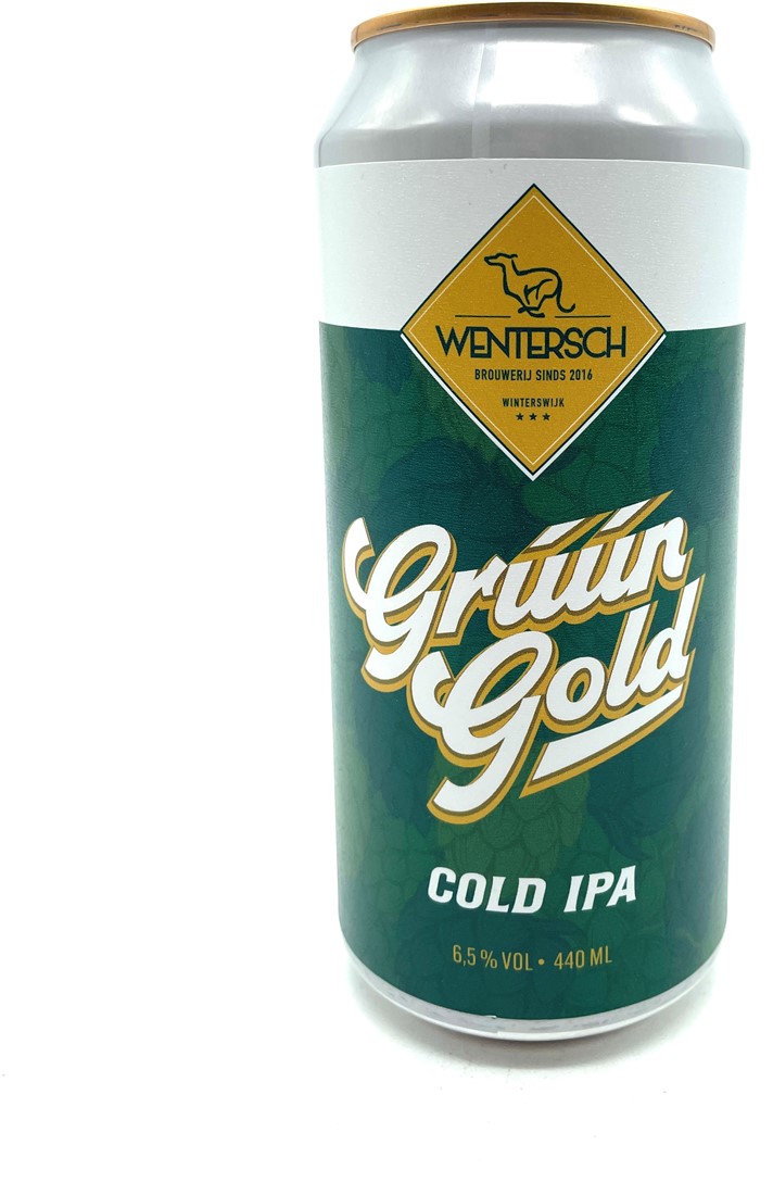 Wentersch Grúún Gold Cold IPA Slijterij Berendsen