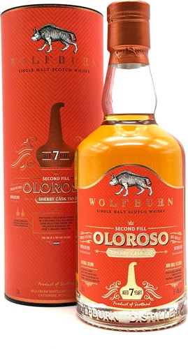 Wolfburn 7yo 2013 Second Fill Oloroso Sherry Cask 710 1/2 For NL 70cl 51,4%