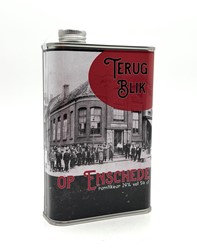 Blik 'Terugblik Op Enschede' Rumlikeur 50cl 24%