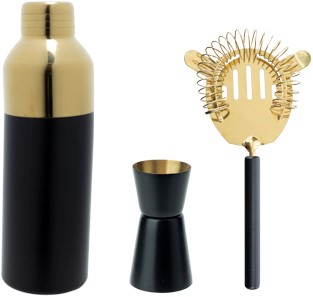 Cosy & Trendy Cocktailset Zwart Goud 3-delig