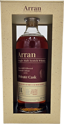 Arran 11yo 2012 Private Cask Han van Wees 60th Anniversary 70cl 59,1%
