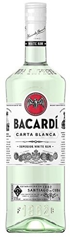 Bacardi Carta Blanca Rum Wit 37.5% 1Ltr