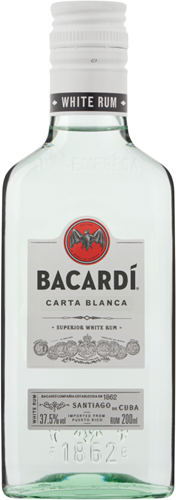 Bacardi Carta Blanca Rum Wit 37.5% 20cl