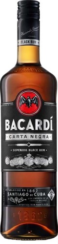 Bacardi Carta Negra 37.5% 70cl