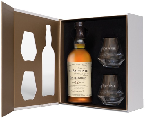 Balvenie 12Y Doublewood + 2 Glazen