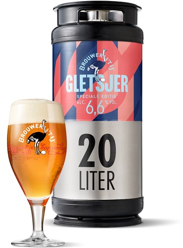 Brouwerij 't IJ Gletsjer 20Ltr