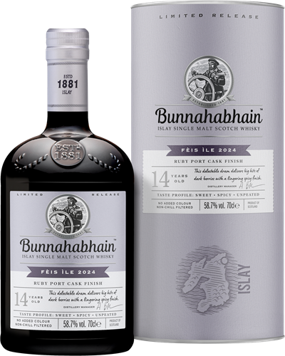 Bunnahabhain 14yo 2009 Ruby Cask Feis Isle 2024 70cl 58.7%