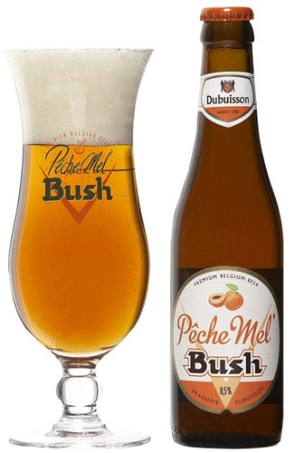 Bush Peche Mel 24x33cl