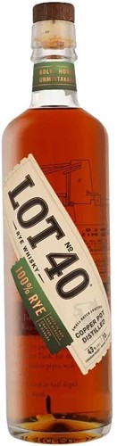 Lot No. 40 Rye Whisky 70cl 43%