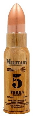 Debowa Vodka Military Bullet 40% 5cl