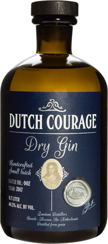 Zuidam Dutch Courage Dry Gin 44.5% 1Ltr