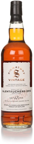 Glentauchers 12yo 2012 Signatory 100 Proof Edition #18 57.1% 70cl