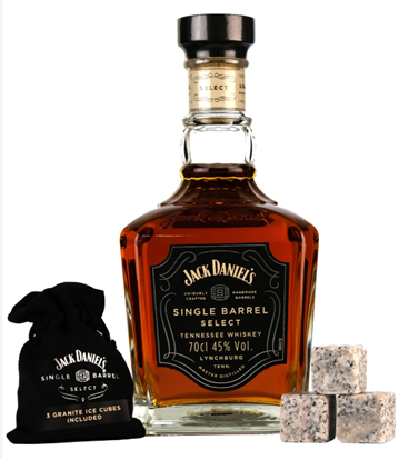 Jack Daniel's Single Barrel Select 47% + Whiskystones