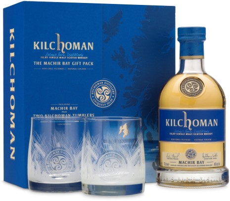 Kilchoman Machir Bay + 2 glazen Geschenkverpakking