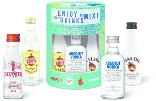 Enjoy The Drinks To Mix! 4x5cl Geschenkverpakking