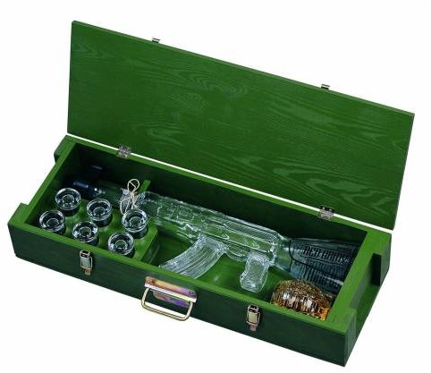 KALASHNIKOV VODKA AK-47ボトルセット 未開封 現在非売品 KALASHNIKOV