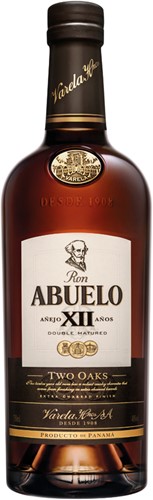 Ron Abuelo Rum Añejo 12yo Two Oaks 40% 70cl