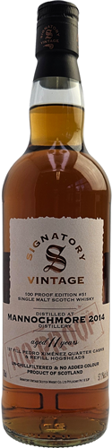 Mannochmore 11Y 2014 Signatory 100 Proof Edition 57.1% #51 70cl