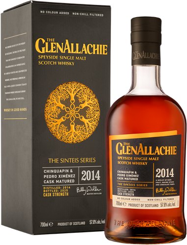 GlenAllachie 2014 The Sinteis Series Chinquapin & Pedro Ximénez Cask Matured 70cl 57,8%