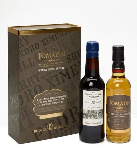 Tomatin Whisky Meets Bodegas Tradicion Sherry Pedro Ximenez Edition Geschenkverpakking