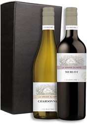 La Baume Wijnset Merlot & Chardonnay